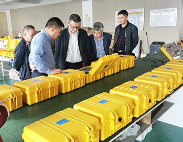 溫州市科技局黨委副書記、副局長朱勇敏一行走訪科暢調(diào)研工作的新聞圖片